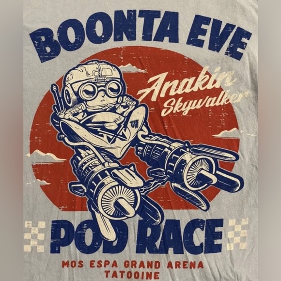 Funko SHIRT TEE NEW M STAR WARS Smuggler’s Bounty Podracing MEDIUM M t-shirt - Picture 2 of 5